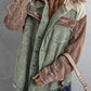 *App Exclusive* Snap Front Hooded Corduroy Shacket