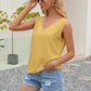 *APP EXCLUSIVE* Cutout Vneck Open Back Tank Top