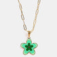 *APP EXCLUSIVE* Flower Stainless Steel Necklace