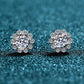 *APP EXCLUSIVE* Moissanite Floral-Shaped Stud Earrings