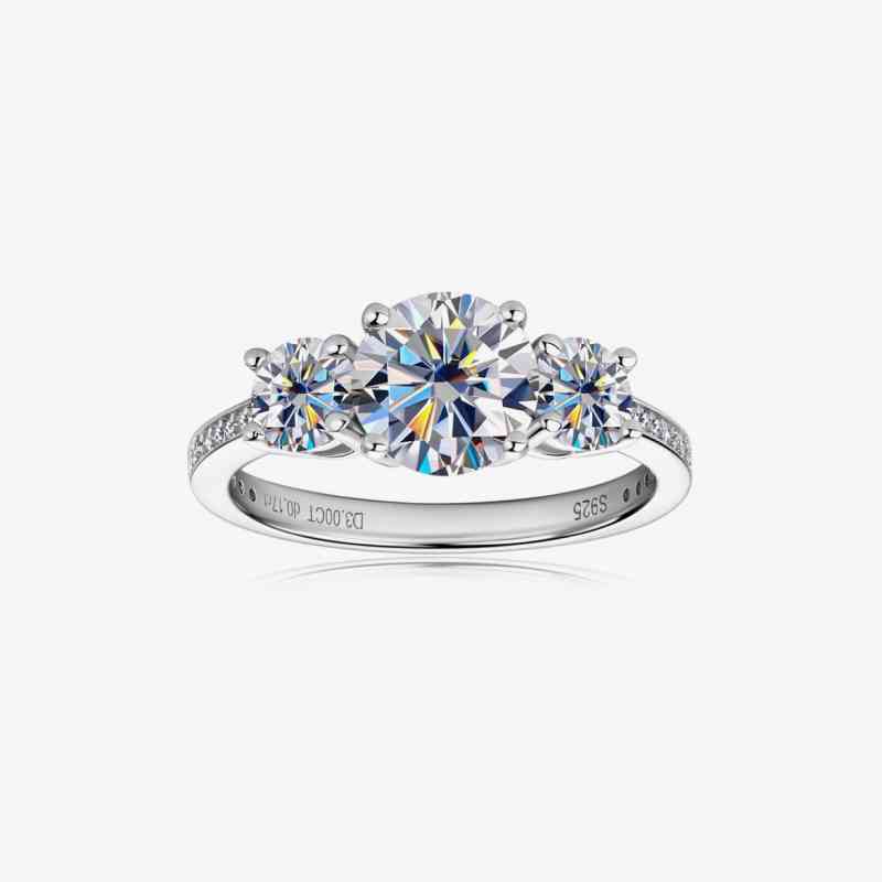 *APP EXCLUSIVE*  3 Carat Moissanite 925 Sterling Silver Ring
