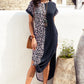 *APP EXCLUSIVE* Leopard Colorblock Maxi Dress