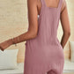 Scoop Neck Romper with Pockets