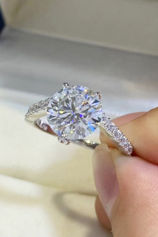 *APP EXCLUSIVE* 3 Carat Moissanite 925 Sterling Silver Ring