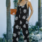*APP EXCLUSIVE* Botanical Print Spaghetti Strap Cropped Jumpsuit