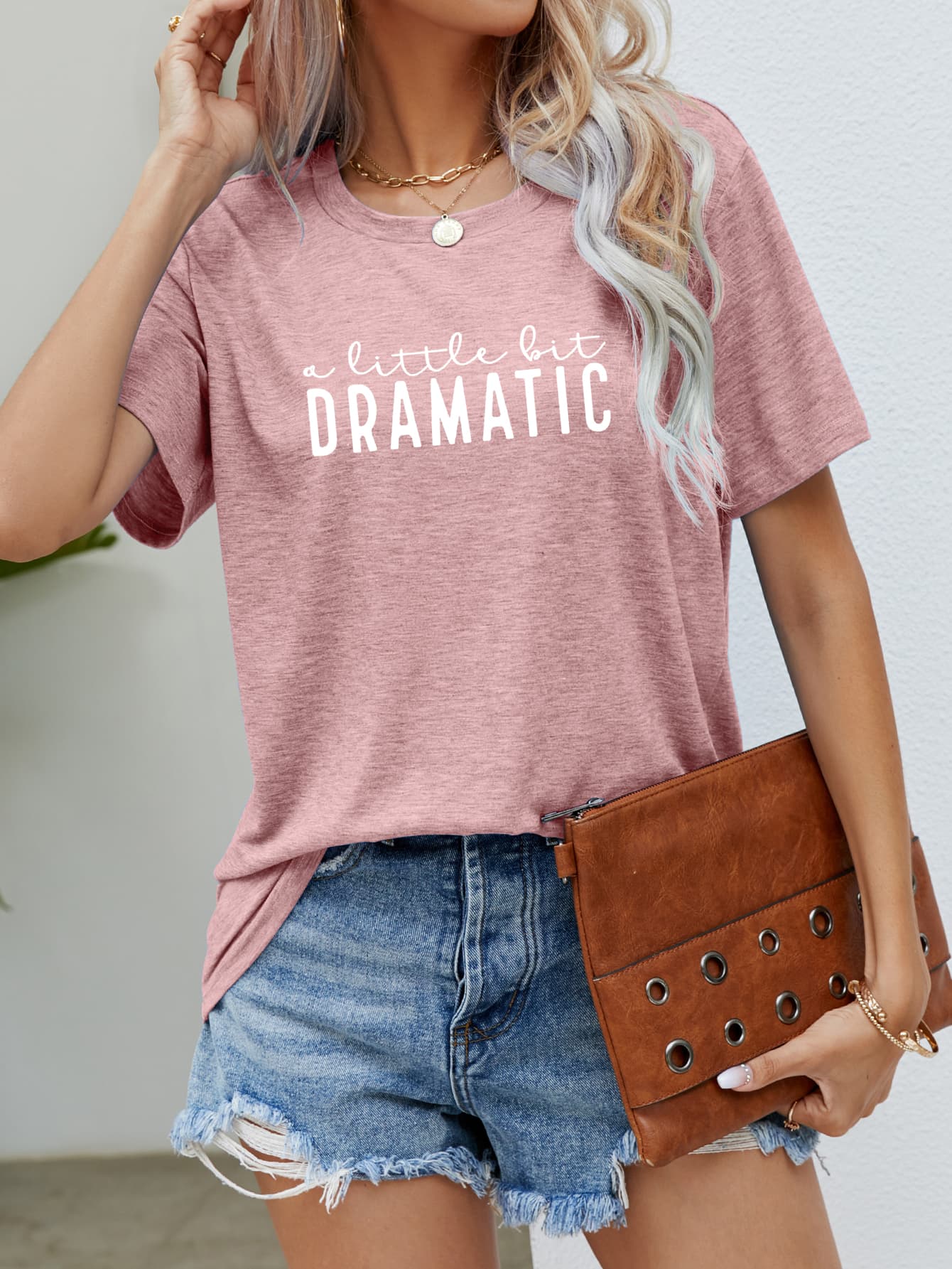 * APP EXCLUSIVE* A LITTLE BIT DRAMATIC Graphic Tee