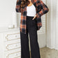 *APP EXCLUSIVE* Plaid Dropped Shoulder Flannel