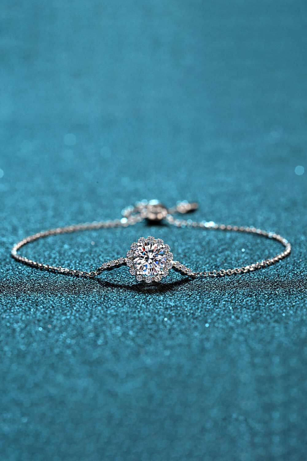 *App Exclusive* 1 Carat Moissanite Chain Bracelet