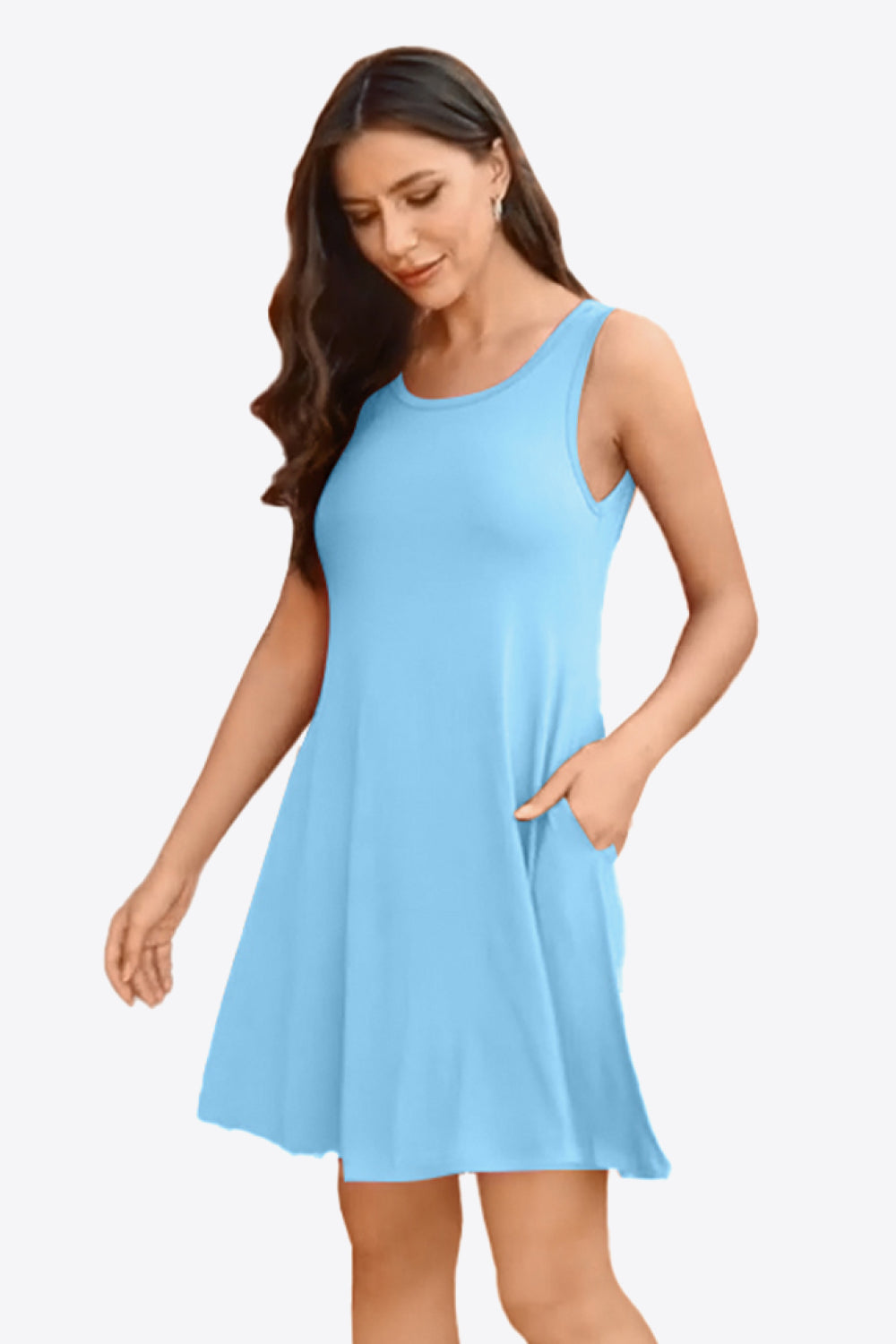 *APP EXCLUSIVE* Sleeveless Dress with Pockets