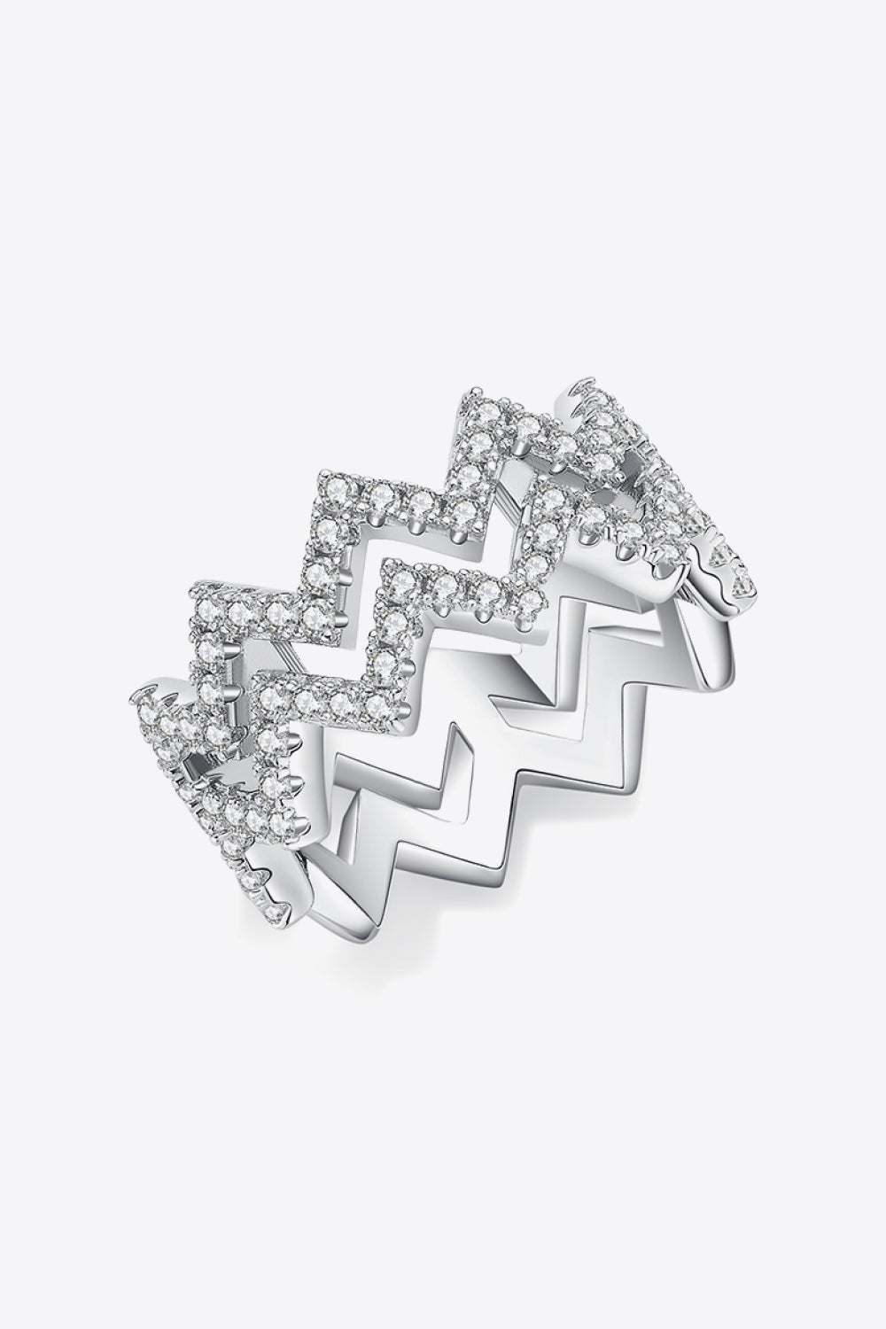 *APP EXCLUSIVE* Moissanite Zigzag Stacking Rings