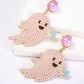 *APP EXCLUSIVE* Ghost Shape Synthetic Pearl Dangle Earrings