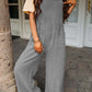 *APP EXCLUSIVE* Wide Leg Front Pocket Jumpsuit
