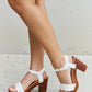 * APP EXCLUSIVE* Wooden Platform Strap Heels