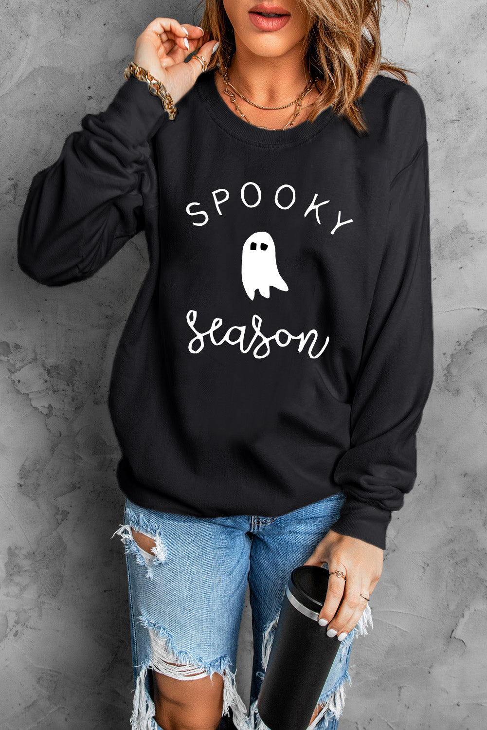 *APP EXCLUSIVE* SPOOKY SEASON Graphic Sweatshirt