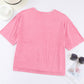 *APP EXCLUSIVE* Round Neck Top with Pocket