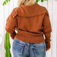 *APP EXCLUSIVE* Collared Neck Zip-Up Long Sleeve Sweater