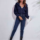 *APP EXCLUSIVE*  Drawstring Hooded Zip Up Jacket with Pockets
