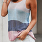 *APP EXCLUSIVE* Color Block Scoop Neck Knit Tank