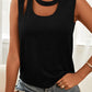 *APP EXCLUSIVE* Cutout Sleeveless Top