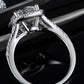 * APP EXCLUSIVE* 3.37 Carat Moissanite Halo Ring