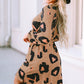 * APP EXCLUSIVE* Leopard Button-Up Dress