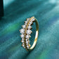 *APP EXCLUSIVE* Moissanite 925 Sterling Silver 18K Gold plated Ring