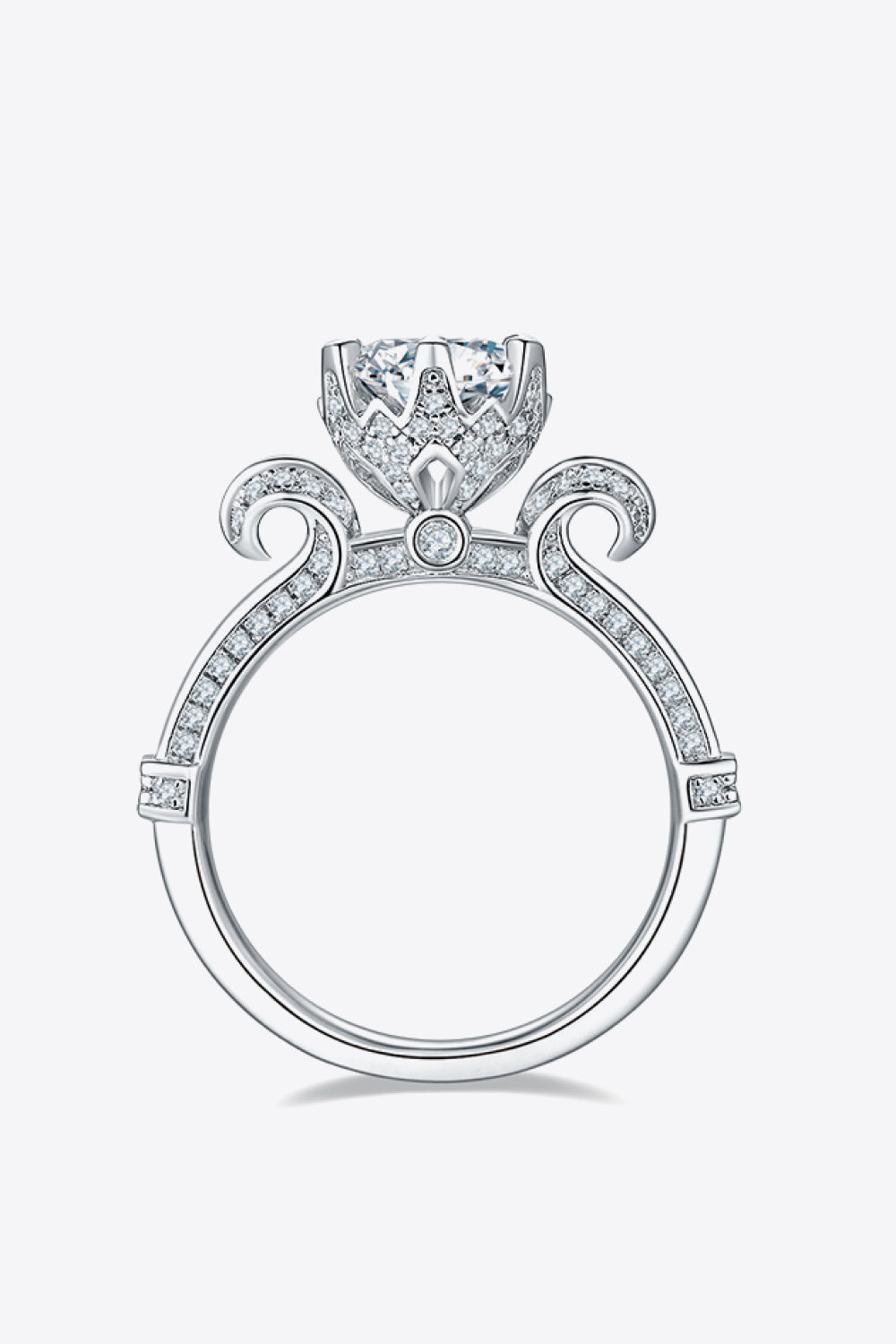 *APP EXCLUSIVE* 1 Carat Moissanite 925 Sterling Silver Ring