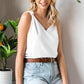 *APP EXCLUSIVE* Knotted Vneck Tank