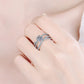 *App Exclusive* 1 Carat Moissanite Crisscross Ring