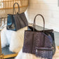 Neoprene Tote Bag- Matte Cheetah