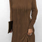 *APP EXCLUSIVE* Drawstring Hooded Sweater Dress