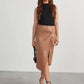 *APP EXCLUSIVE* Twist Faux Leather High Waist Skirt