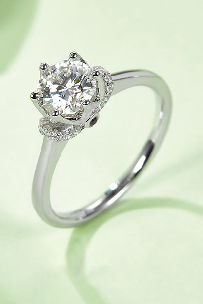 *APP EXCLUSIVE* 1.11 Carat Moissanite 925 Sterling Silver Ring
