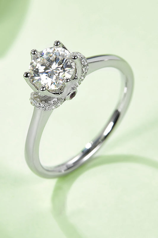 *APP EXCLUSIVE* 1.11 Carat Moissanite 925 Sterling Silver Ring