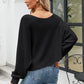 *App Exclusive* Boat Neck Cold Soulder Sweater