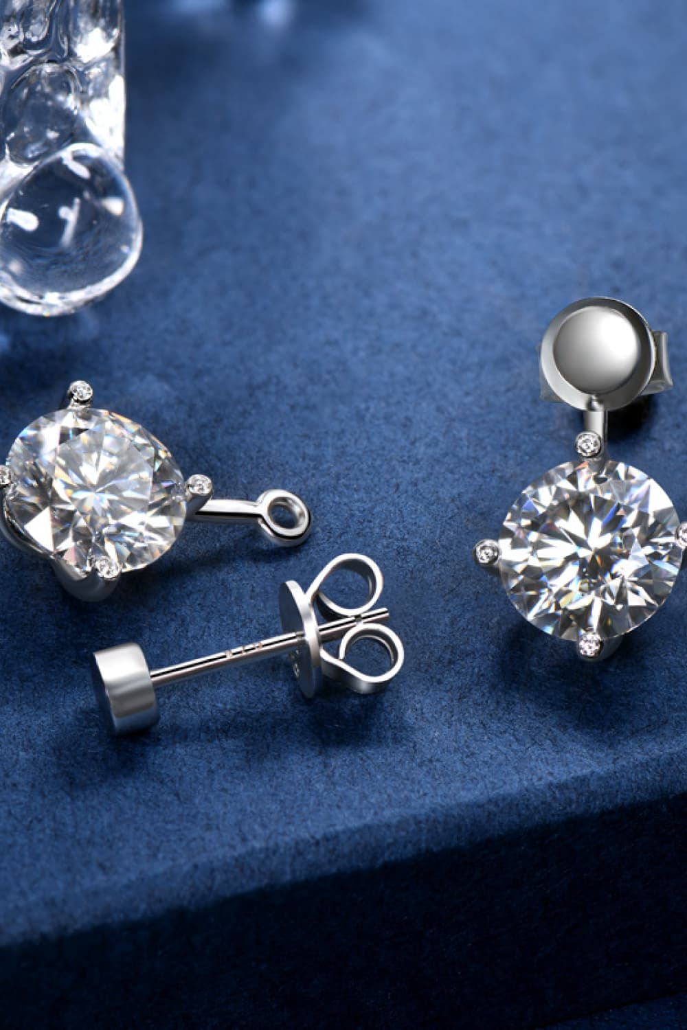 *APP EXCLUSIVE* 4 Carat Moissanite Drop Earrings