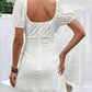 *APP EXCLUSIVE* Bow Detail Eyelet Puff Sleeve Dress