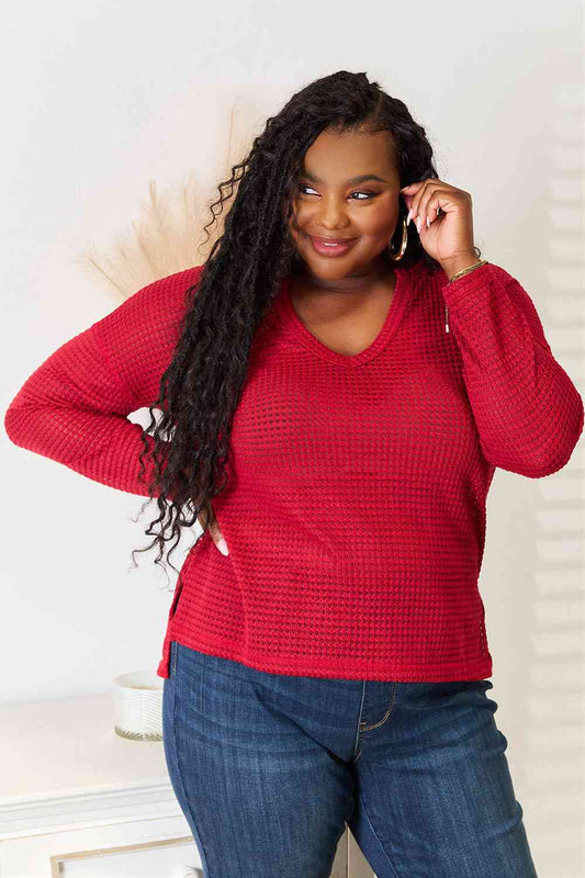 *APP EXCLUSIVE* Wide Notch Relax Top