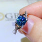 *APP EXCLUSIVE* 1 Carat Moissanite Crisscross 925 Sterling Silver Ring