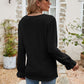 * APP EXCLUSIVE* Eyelet Lace Trim Flounce Sleeve Blouse