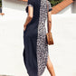 *APP EXCLUSIVE* Leopard Colorblock Maxi Dress