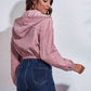 *APP EXCLUSIVE*  Drawstring Hooded Zip Up Jacket with Pockets