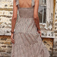 *APP EXCLUSIVE* Leopard Print Smocked Tie Shoulder Dress