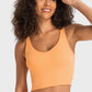 *APP EXCLUSIVE* Deep Vneck Crop Sports Bra