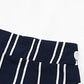 *App Exclusive* Striped Slit Wide Leg Pants