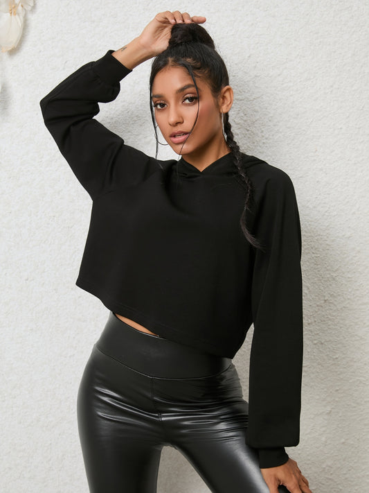 *APP EXCLUSIVE* Lace-Up Long Sleeve Hoodie
