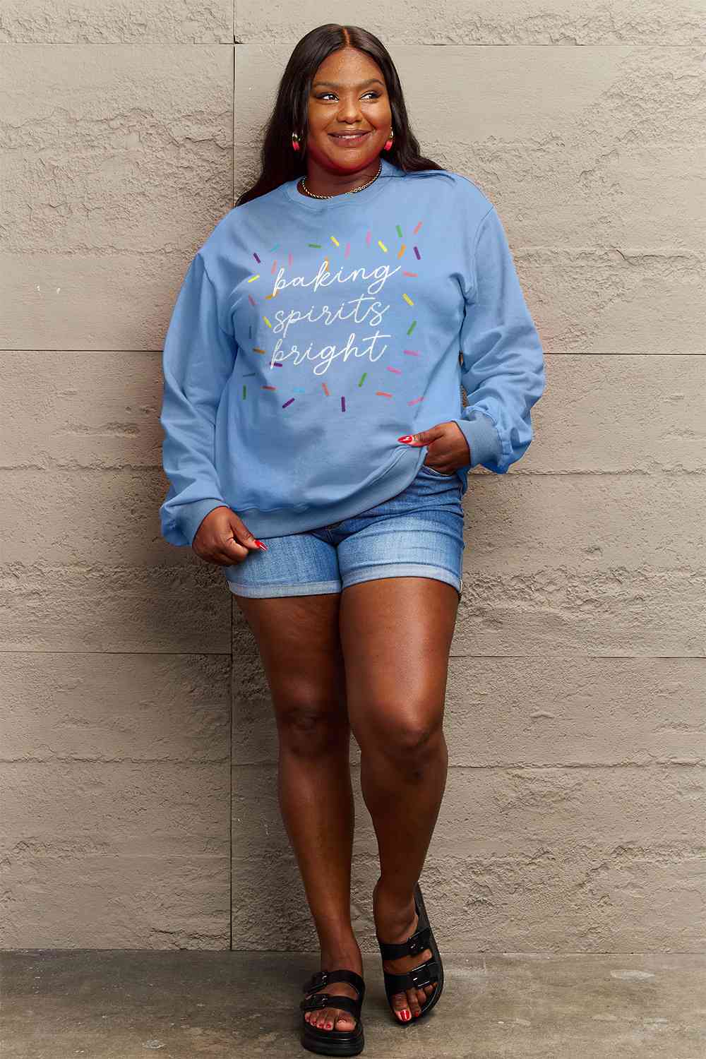 *APP EXCLUSIVE* Baking Spirits Bright Long Sleeve Sweatshirt