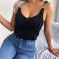 *APP EXCLUSIVE* Openwork Scoop Neck Knit Tank Top