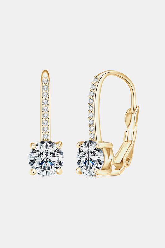 * APP EXCLUSIVE* 2 Carat Moissanite 925 Sterling Silver Earrings