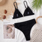 *APP EXCLUSIVE* Spaghetti Strap Ribbed Bikini